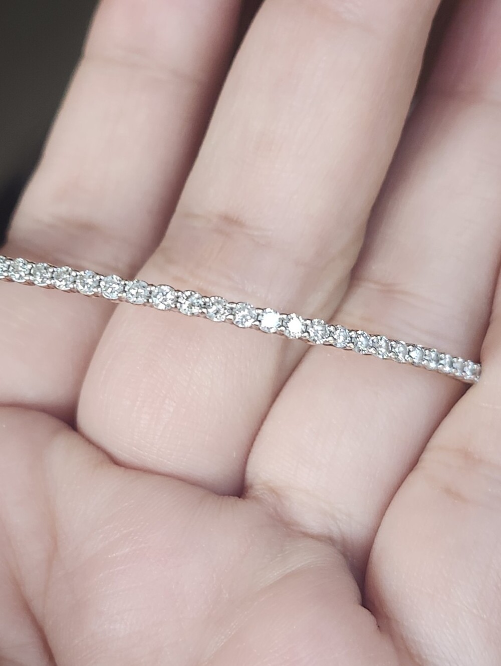 10k Gold And Diamond Bracelete